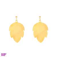 گوشواره طلا 18 عیار زنانه سانا گالری مدل برگ کد D10187