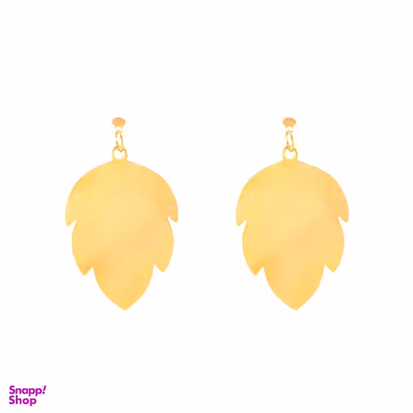 گوشواره طلا 18 عیار زنانه سانا گالری مدل برگ کد D10187