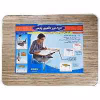 میز تحریر تاشو طرح چوب 80*60 بزرگ (پلاس) پارس