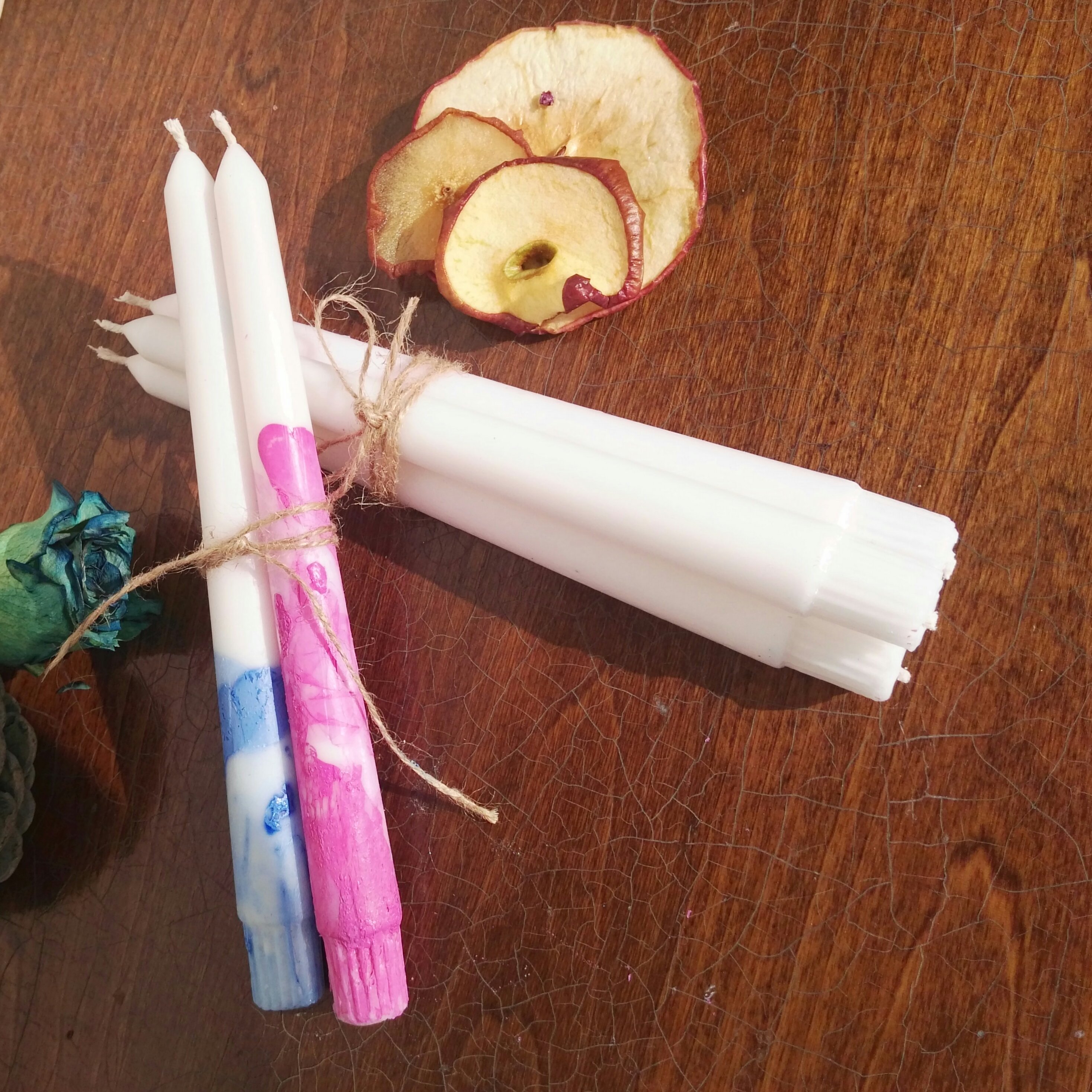 شمع قلمی ساده جفت