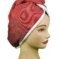 کلاه حمام  مدل هندی دولایه دورو تمام نخ ویسکوز خارجی برند مارال 