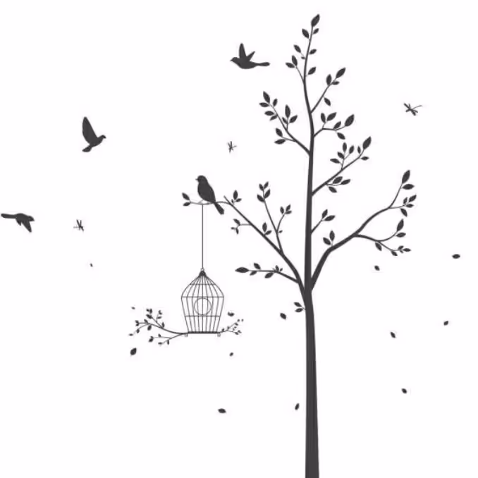 استیکر درخت