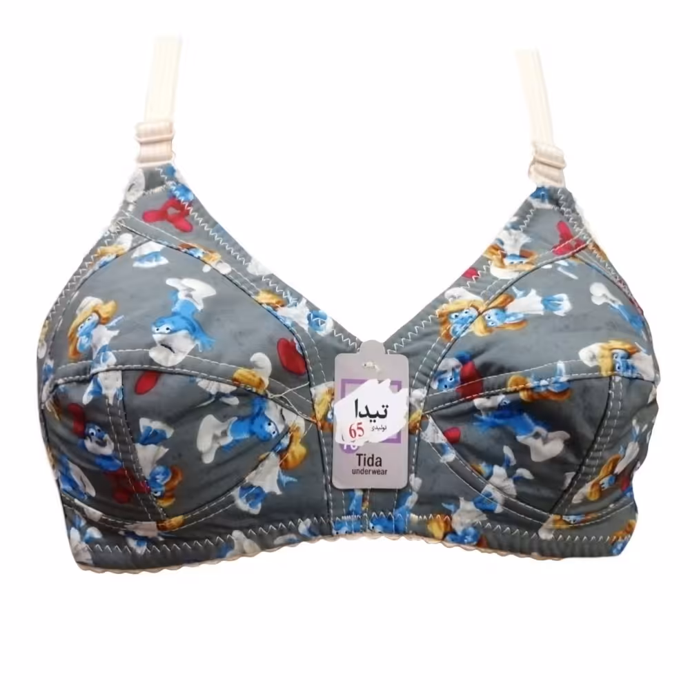 سوتین دخترانه تمام نخ کیفیت خوب سایز 60.65 طرح های مختلف در عکس