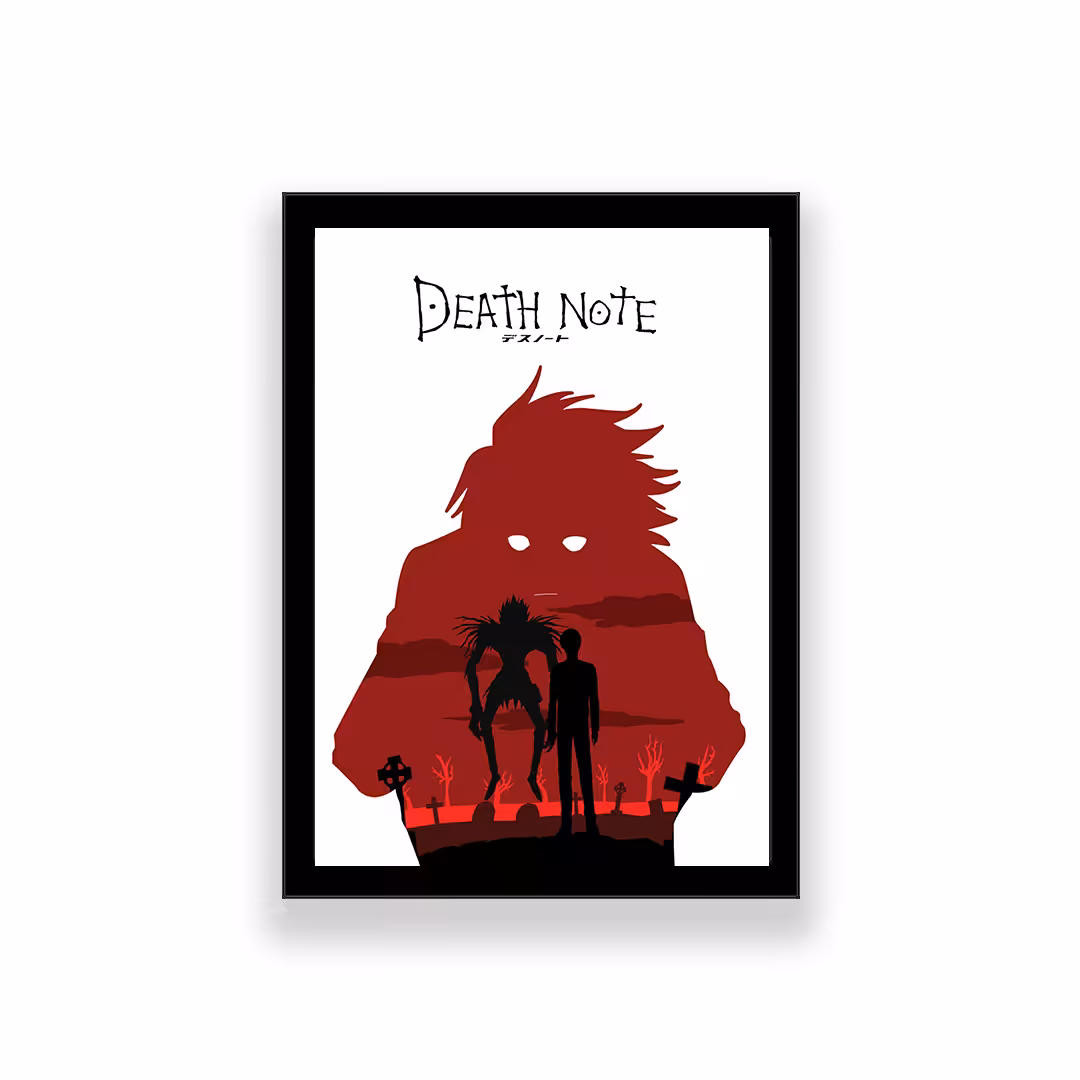 تابلو طرح انیمه دفترچه مرگ