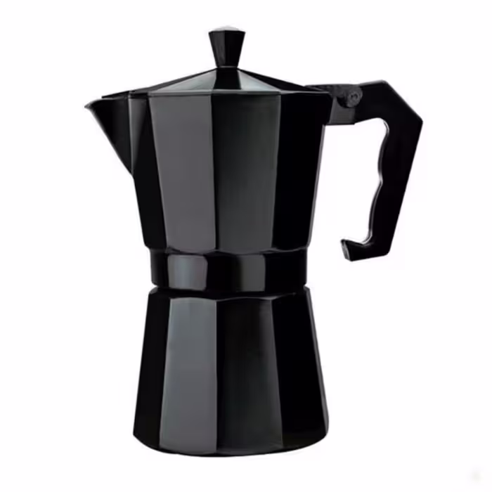 قهوه جوش وموکاپات 6 کاپ مشکی