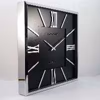 ساعت دیواری آرتمیس مدل 2026 سیلور (نقره ای)صفحه مشکی