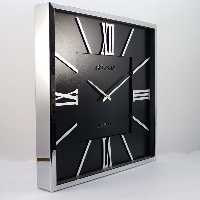 ساعت دیواری آرتمیس مدل 2026 سیلور (نقره ای)صفحه مشکی