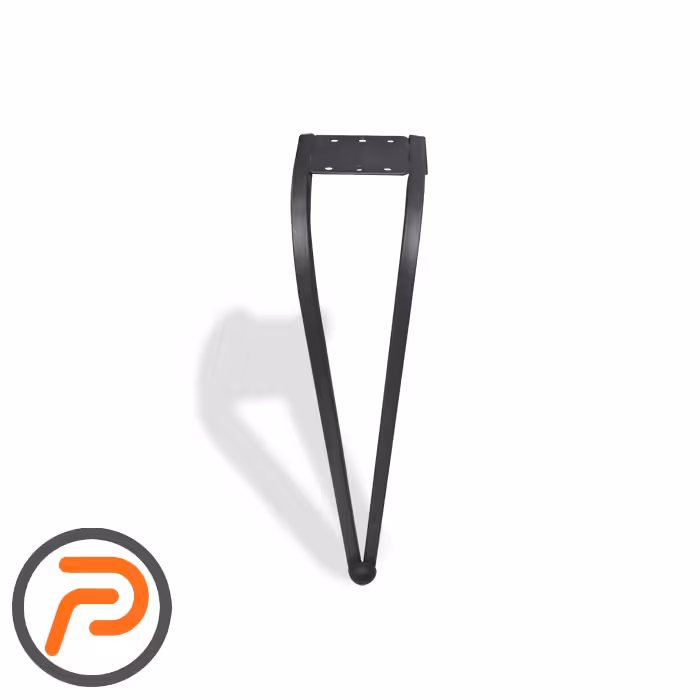 پایه فلزی اس مشکی 35 و 40 سانتیمتر