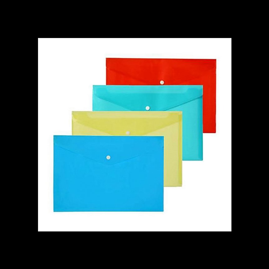 پوشه دکمه دارآ4 کمل بسته  20 تایی