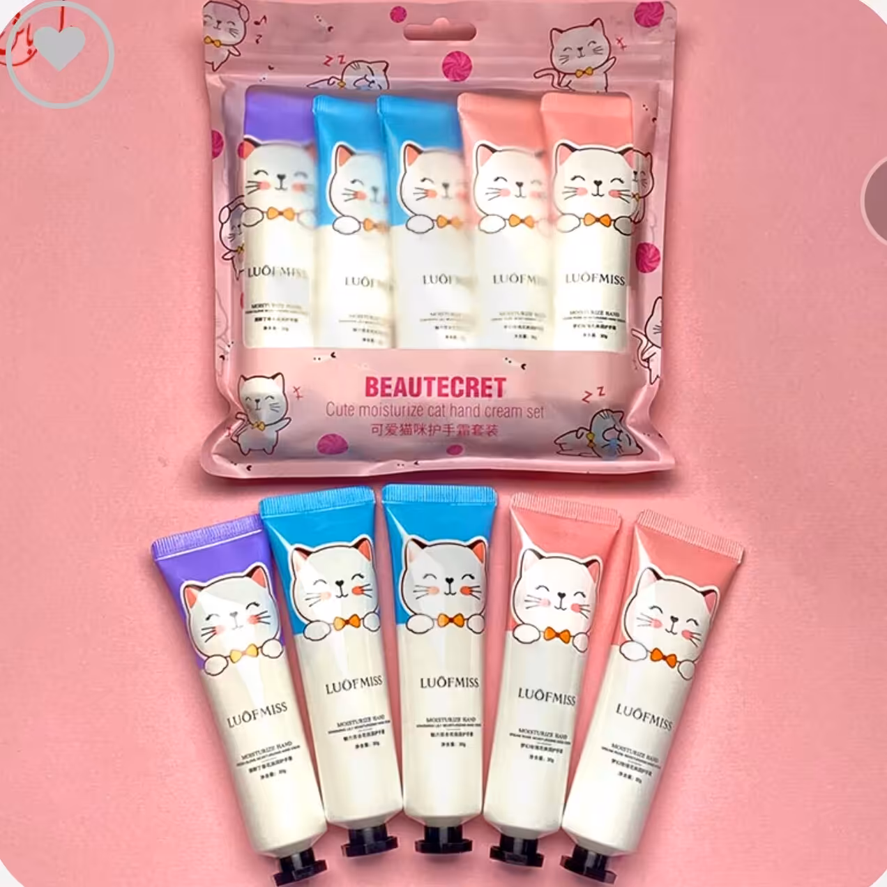 پک 5 عددی کرم دست گربه ای Luofmiss