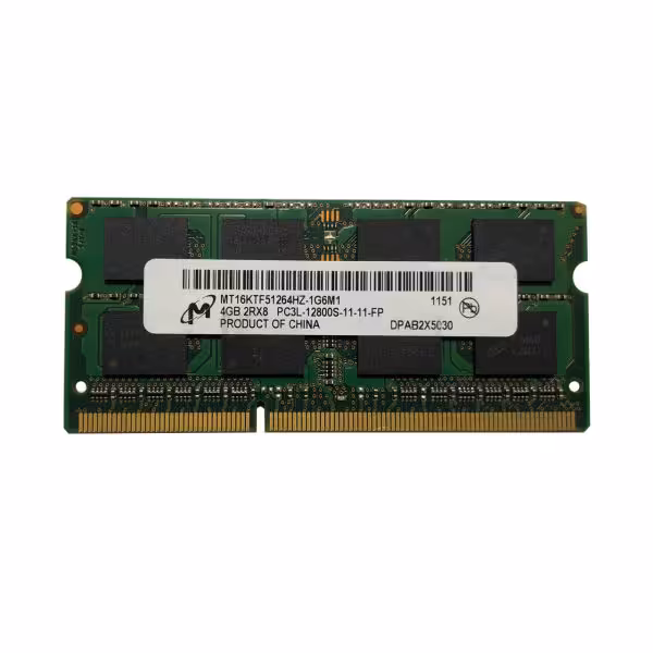 رم لپ تاپ میکرون RAM MICRON DDR3L 4GB 1600MHz