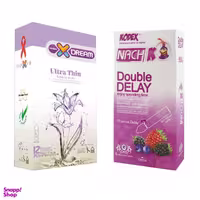 کاندوم ایکس دریم مدل Ultra Thin بسته 12 عددی به همراه کاندوم کدکس مدل Double Delay بسته 10 عددی
