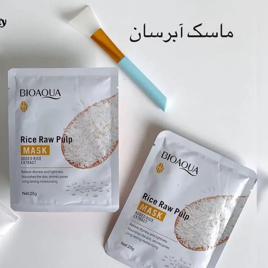 ماسک ورقه ای برنج بیوآکوا