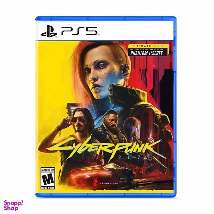بازی ویدیویی Cyberpunk 2077 نسخه Phantom Liberty کد 2077 مناسب کنسول بازی سونی PS5