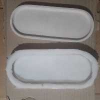 قالب سیلیکونی مدل سینی بیضی