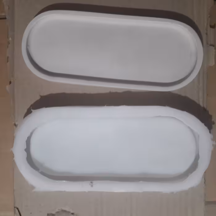 قالب سیلیکونی مدل سینی بیضی