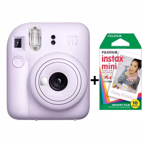 دوربین عکاسی چاپ سریع اینستکس مینی 12 فوجی فیلم Fujifilm Instax Mini 12 Purple   Film10