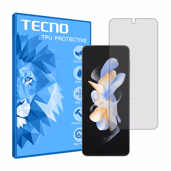 گلس سامسونگ Galaxy Z Flip4 مدل شفاف برند تکنو کد S