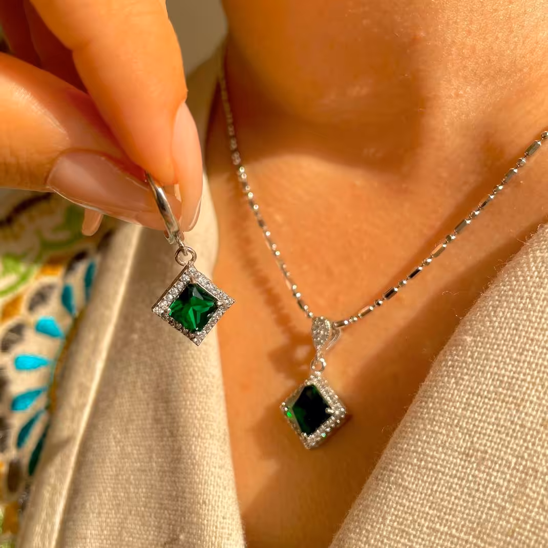 نیم ست پرنس نقره925