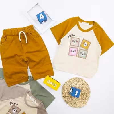 تیشرت شلوارک پسرانه سگ کد 10219