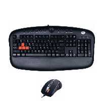 کیبورد و ماوس مخصوص بازی ایفورتک مدل A4TECH KX-2810BK