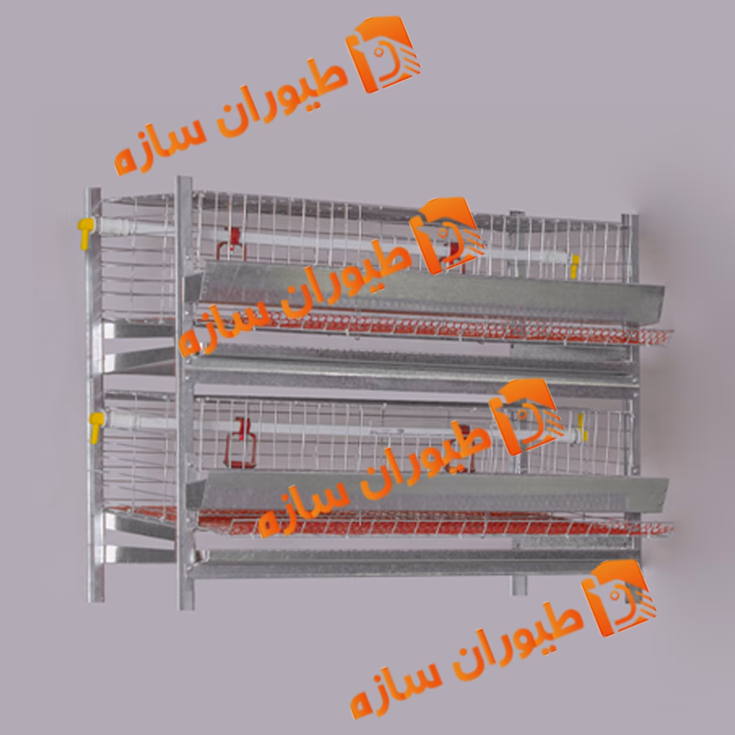 قفس بلدرچین (2 طبقه) - با گارانتی