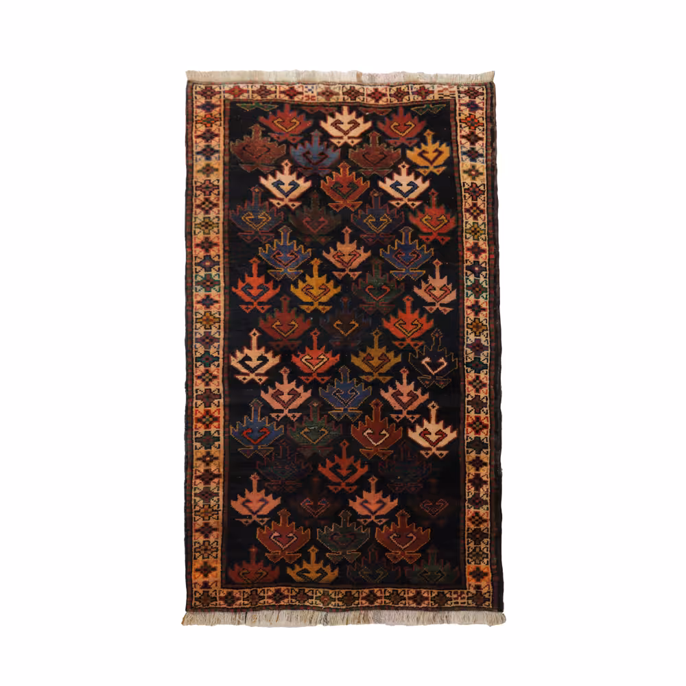 فرش قدیمی دستباف دو متری مدل واگیره کد 4010843