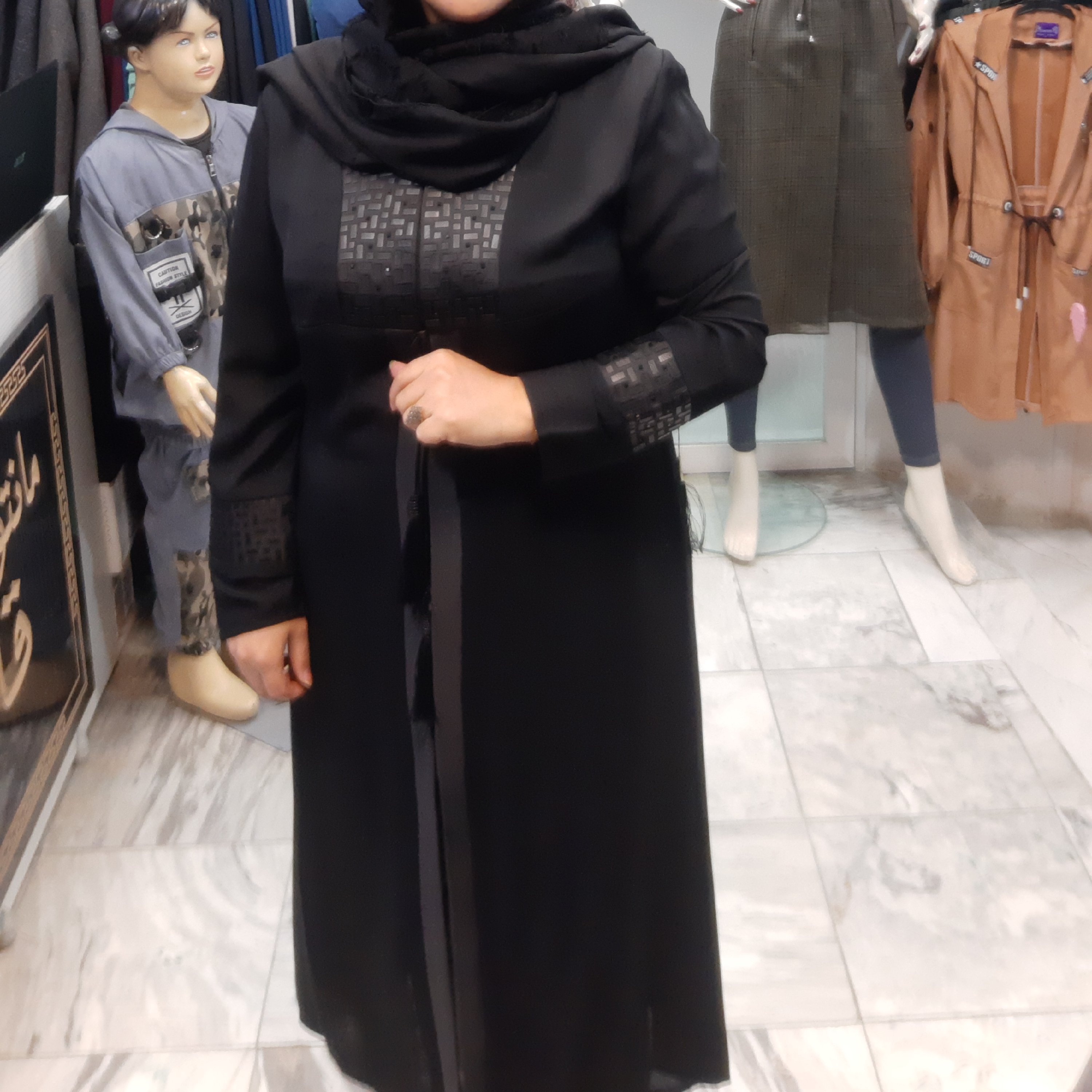 مانتو چرم دوزی
