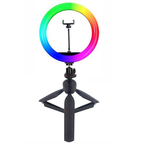 رینگ لایت YQ-310 RGB RingLight به همراه پایه یونیمات
