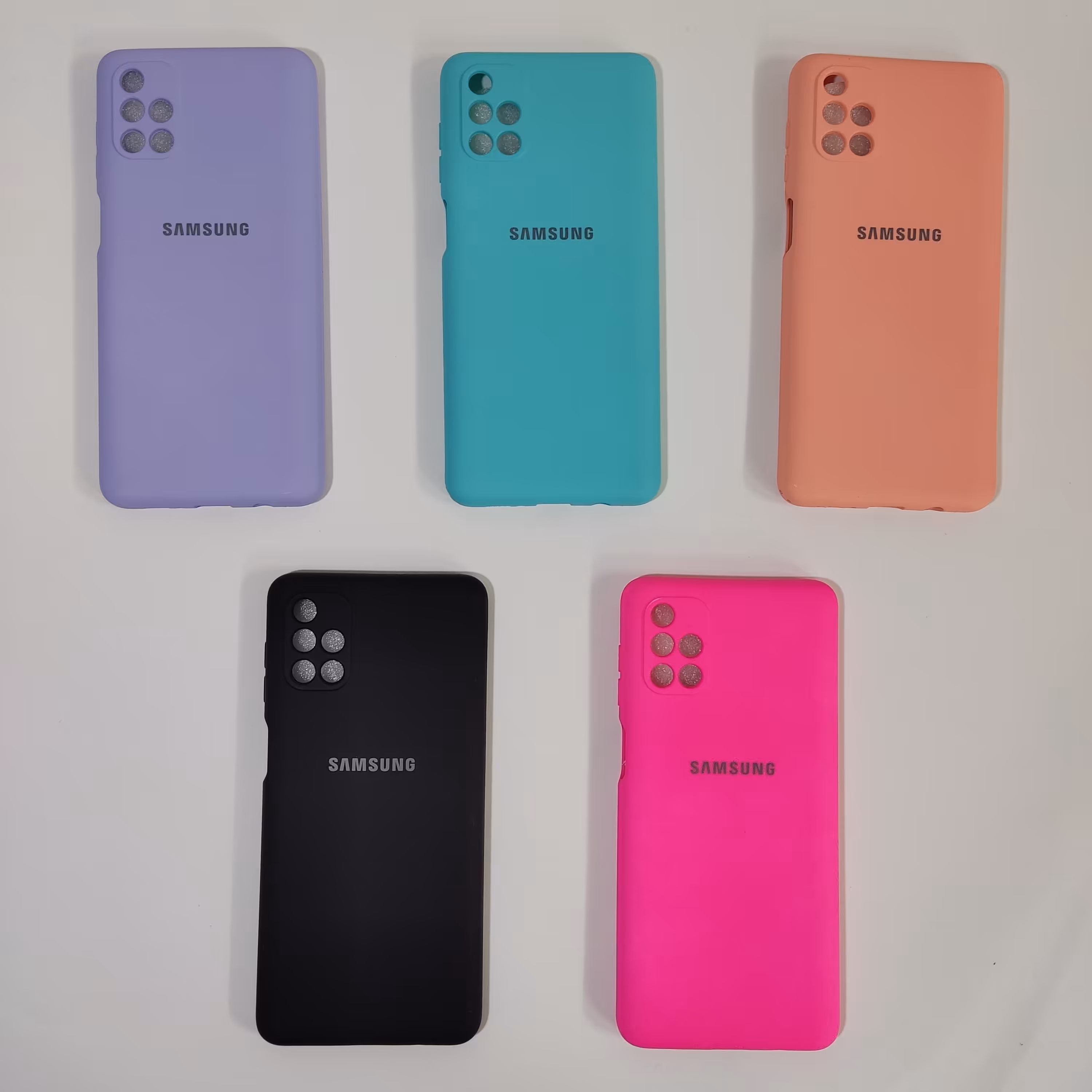 کاور (قاب) گوشی سامسونگ M51 سیلیکونی ، رنگ‌آمیزی متنوع