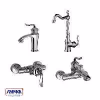 ست شیرالات شودر مدل لوکا کروم