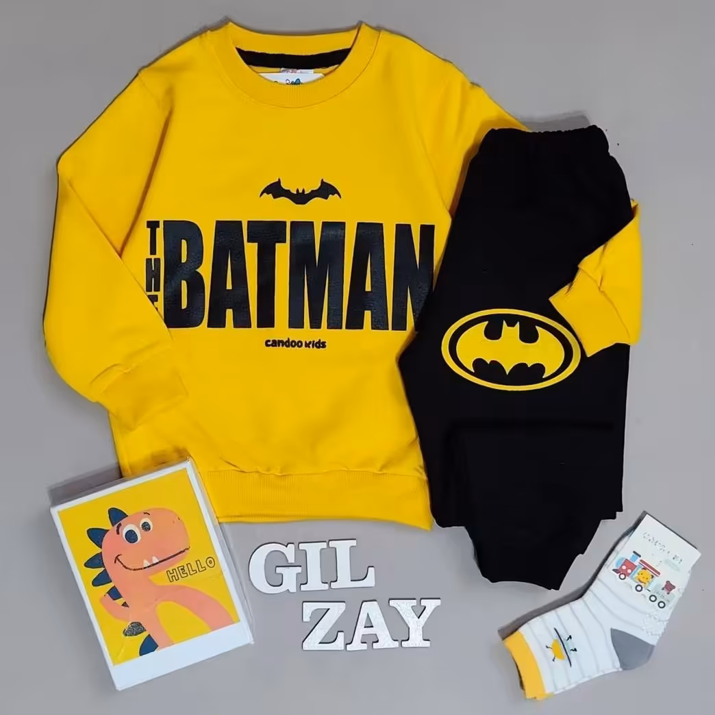 بلوز شلوار پسرانه طرح بتمن