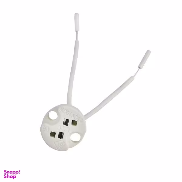 سوکت لامپ هالوژن پایه GU5.3 کد 01 بسته 10 عددی