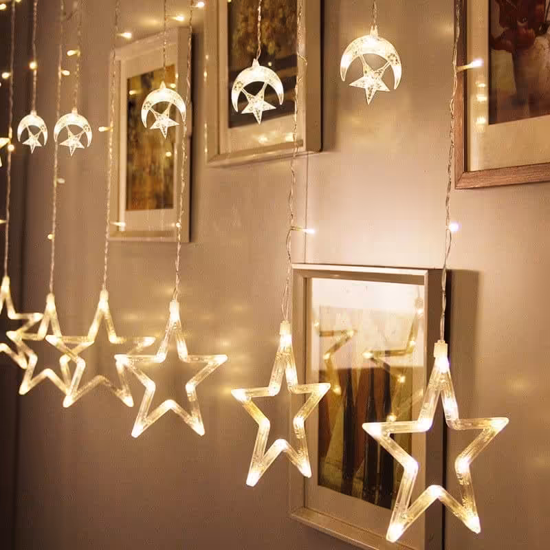 ریسه ماه و ستاره آفتابی