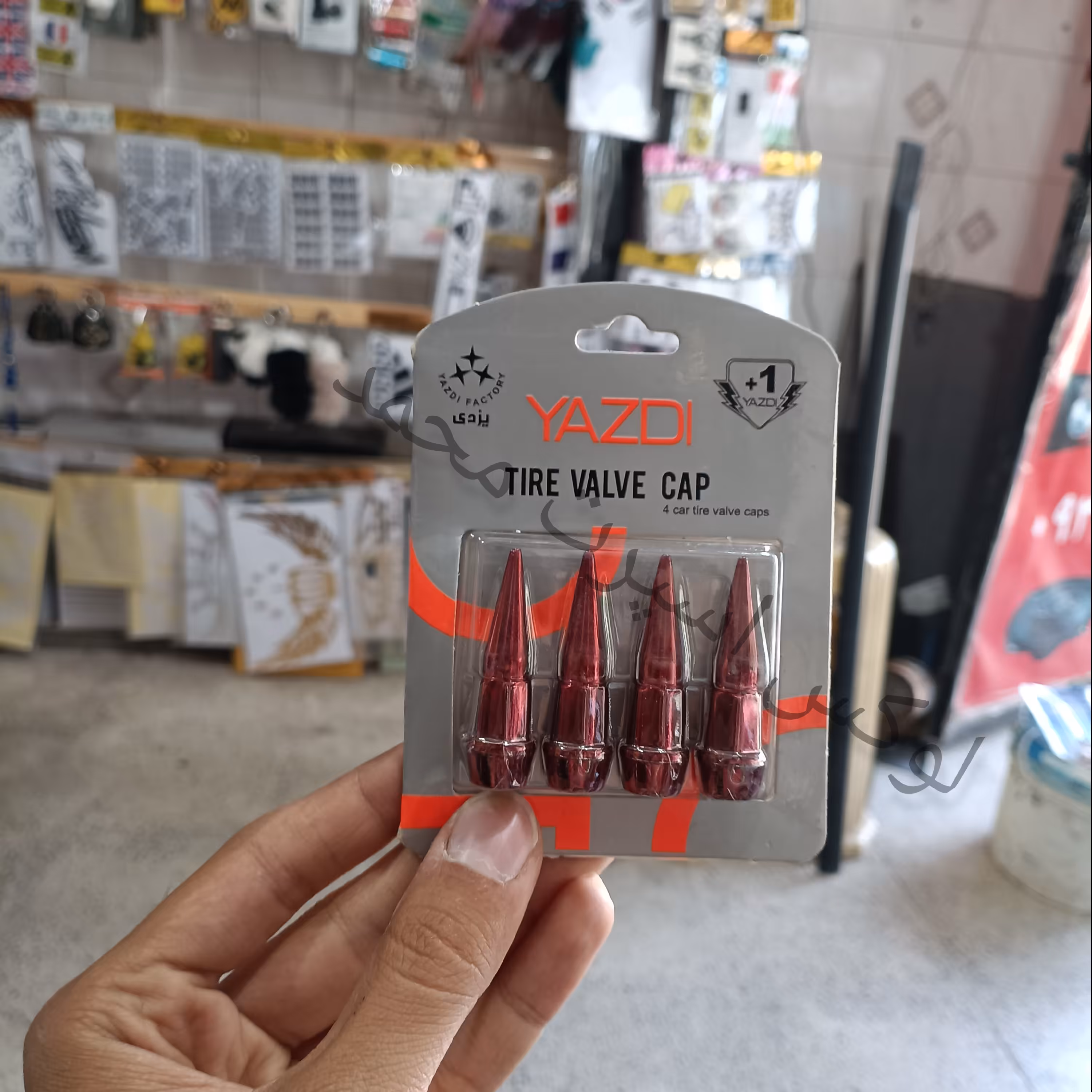 سر والف پلاستیکی بلند یزدی رنگ قرمز 4عددی ، لوکس اسپرت محمد 