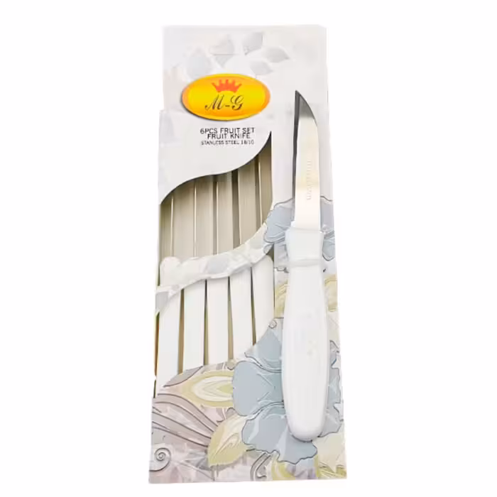چاقو میوه خوری ام جی بسته 6 عددی