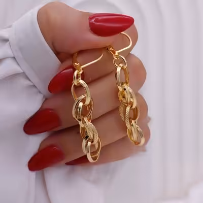 گوشواره حلقه ای برند شین