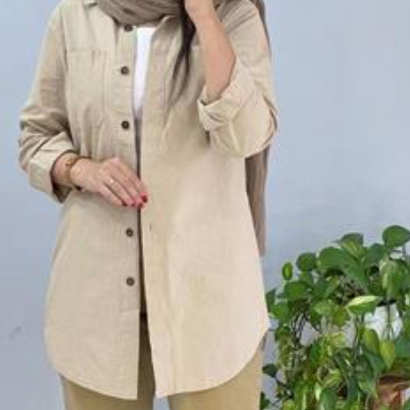 تونیک مانتویی زنانه ودخترانه استین بلند،الیاف طبیعی صددرصدپنبه