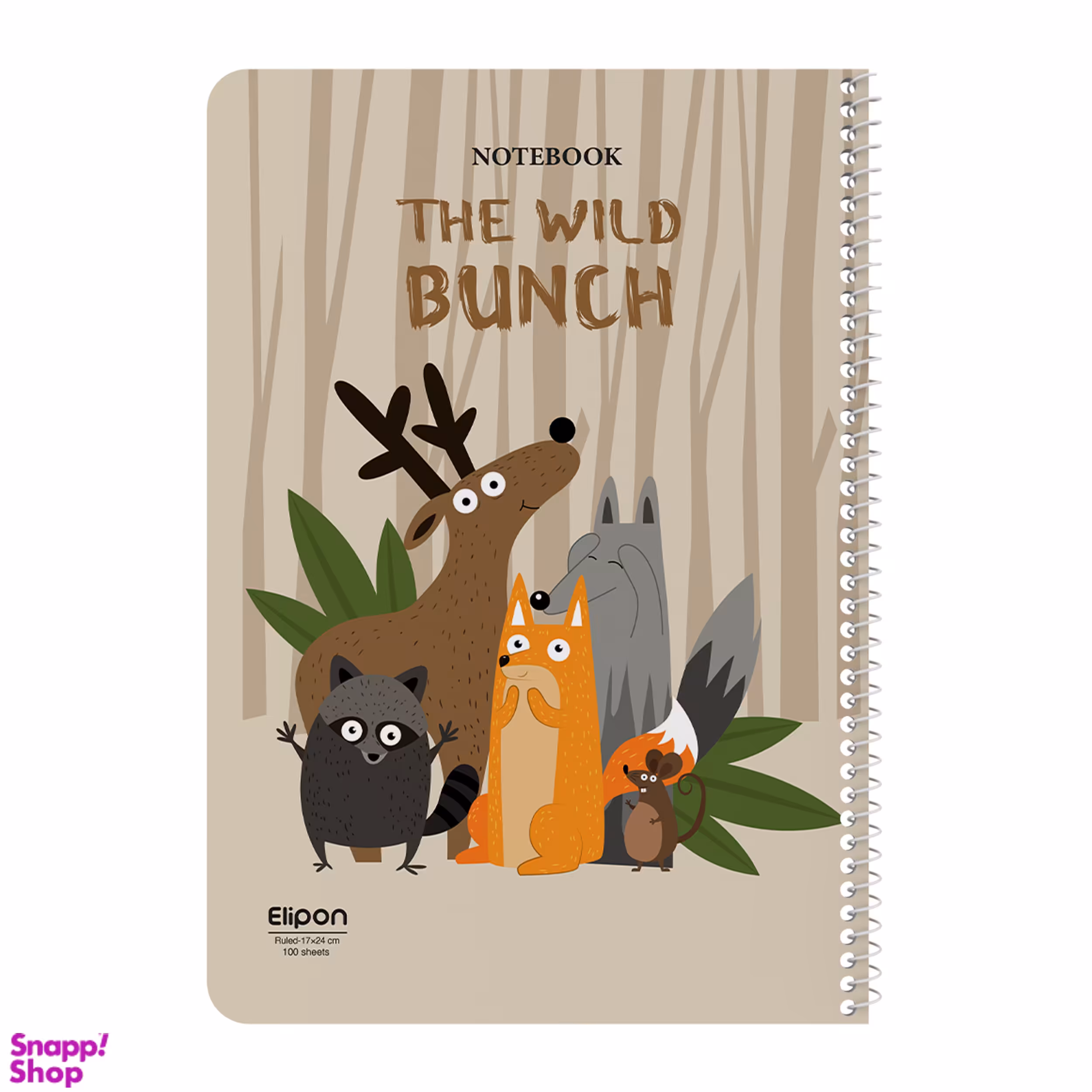 دفتر مشق 100 برگ الیپون کد 2411599