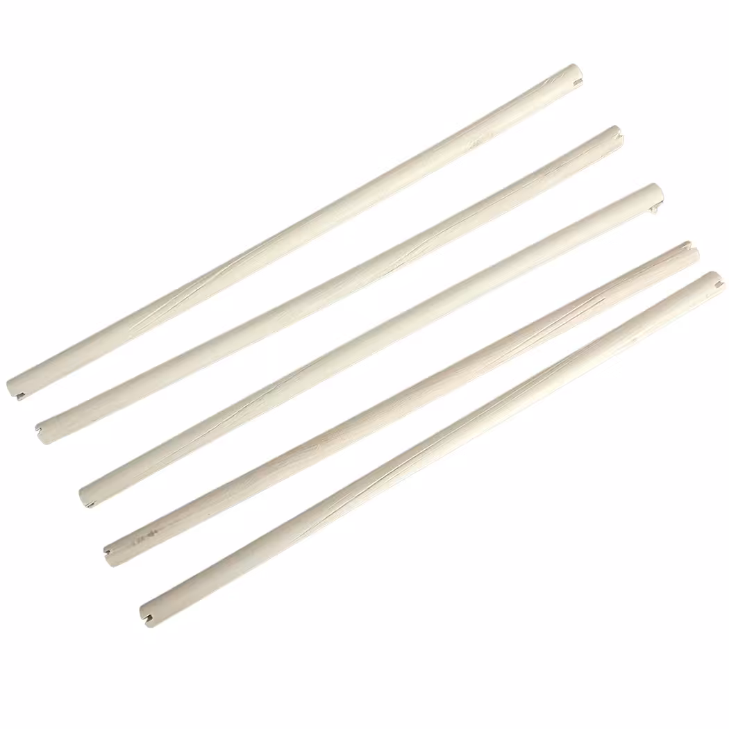 چوب قفس نشیمنگاه پرندگان 33 سانتی متری شیار دار- بسته 5 عددی