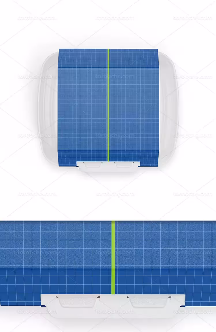 موکاپ بسته بندی محصولات غذایی بزرگ | گرافیک با طعم تربچه