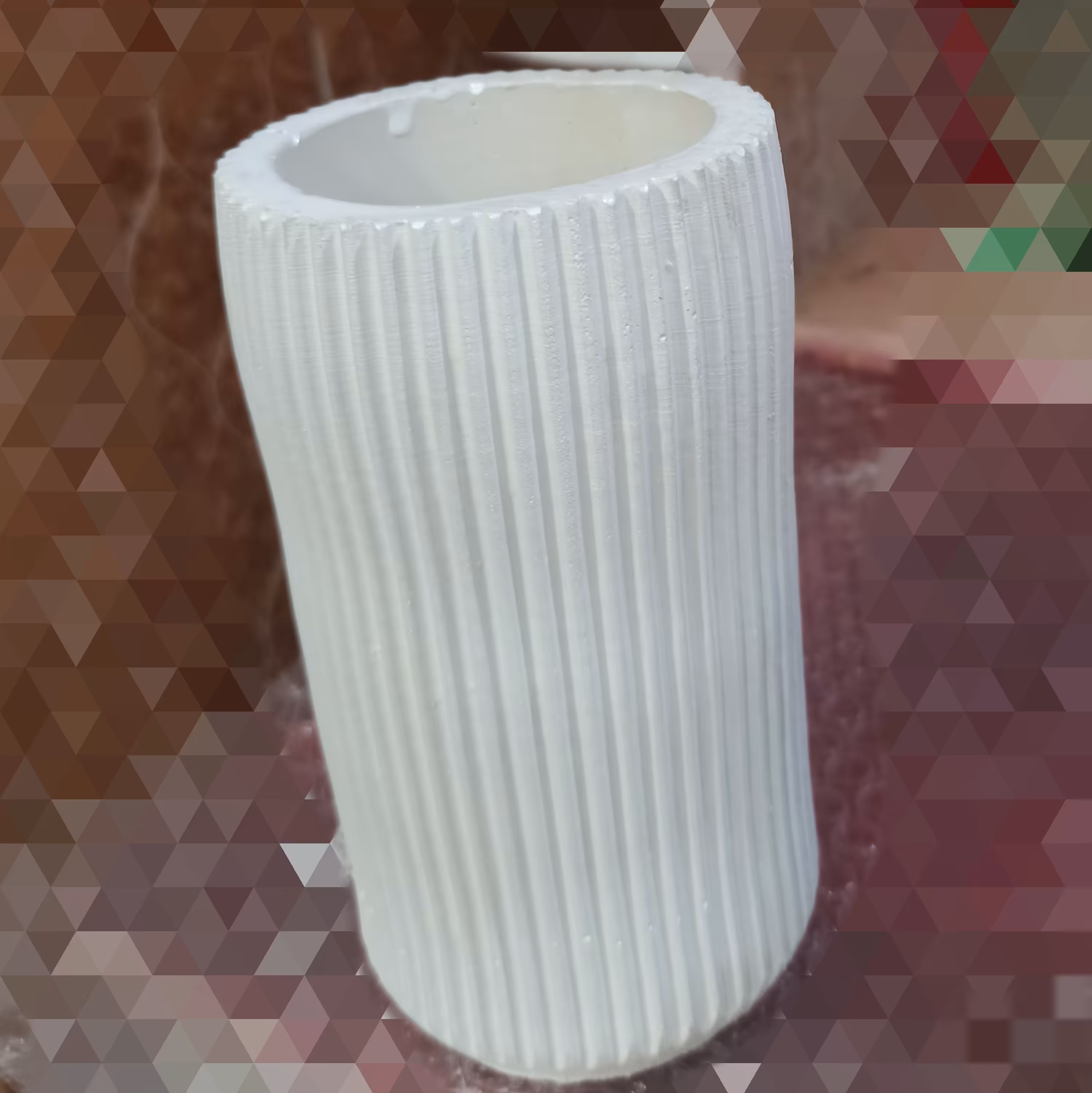 گلدان شیار دار 