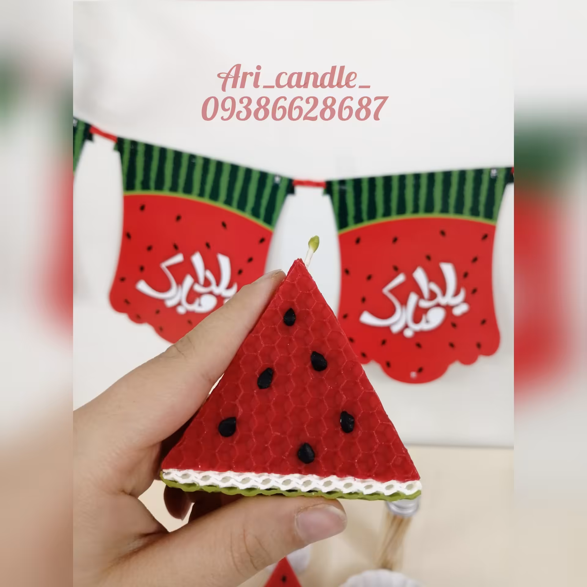 شمع بیزوکس ،دست ساز