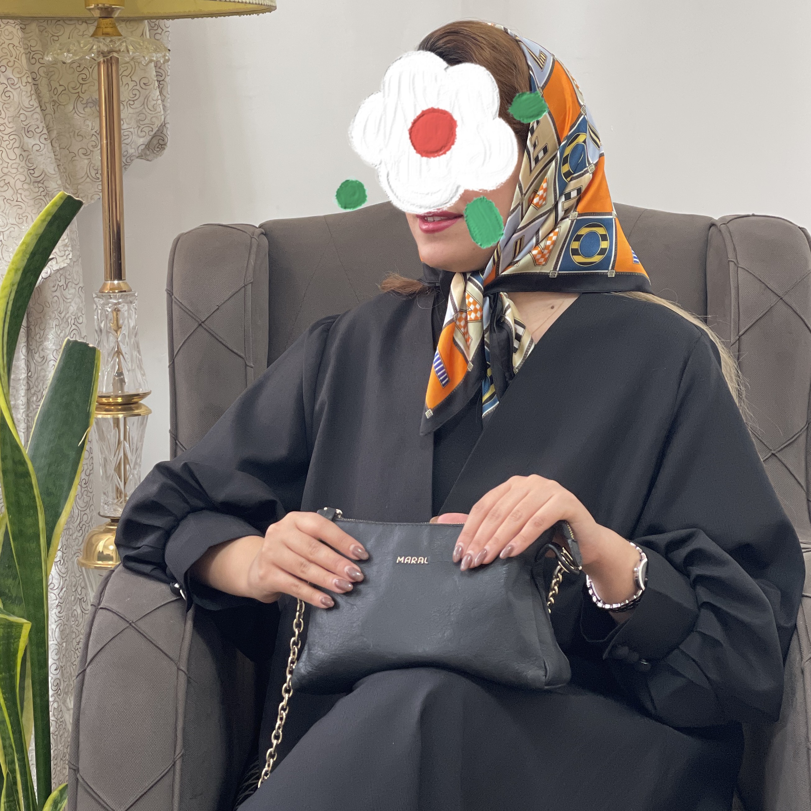 مینی اسکارف باکیفیت بالااصلا لیزنیست چروک نمیشه مناسب بهاروتابستان