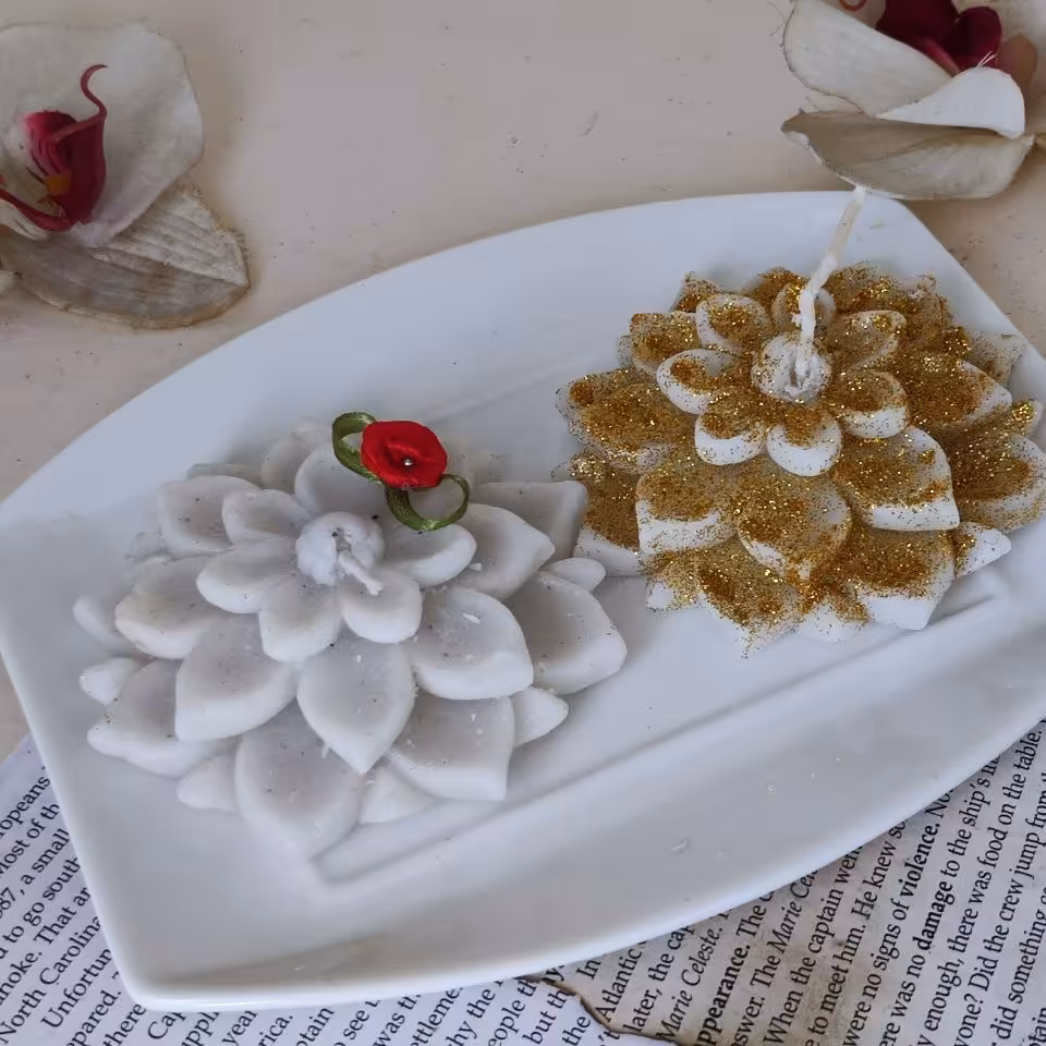 شمع گل کوکب 