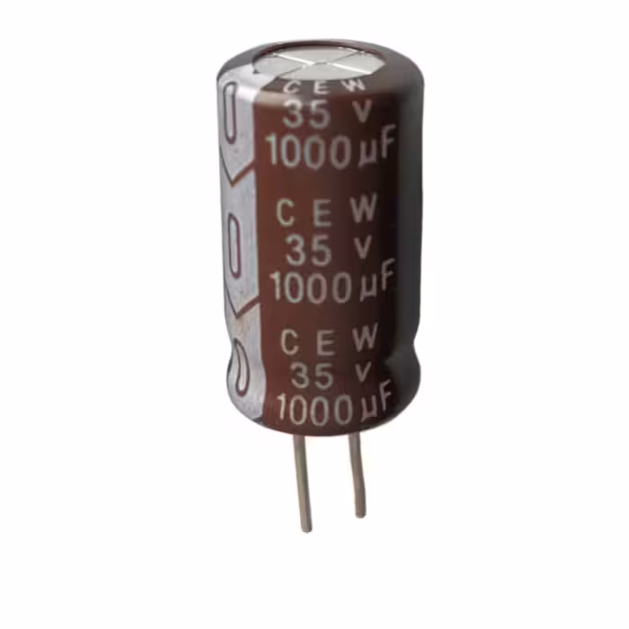 خازن الکترولیت 1000 میکروفاراد مدل DKE35V بسته 8عددی 
