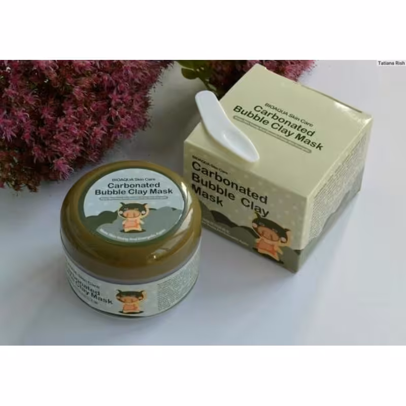 ماسک صورت حبابی بیوآکوا Little Black Pig Bubble Mask Mud وزن 100 گرمی