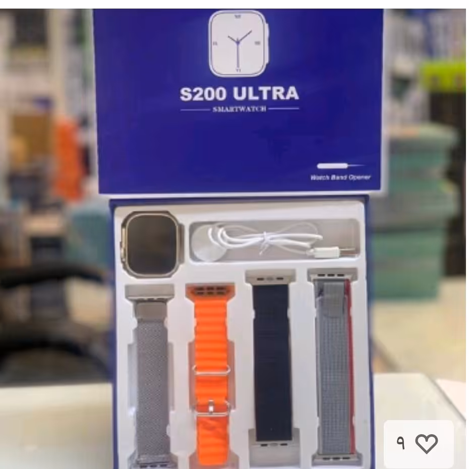 ساعت هوشمند اولترا با 4 بند مدل s200