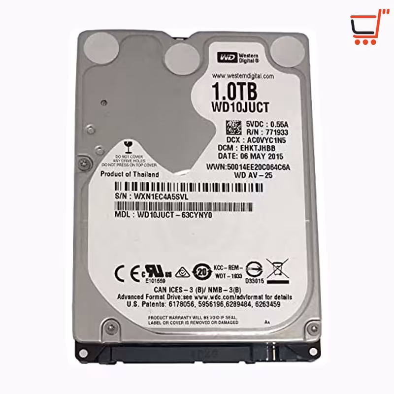 هارد لپ تاپ وسترن دیجیتال یک ترابایت WD10JUCT