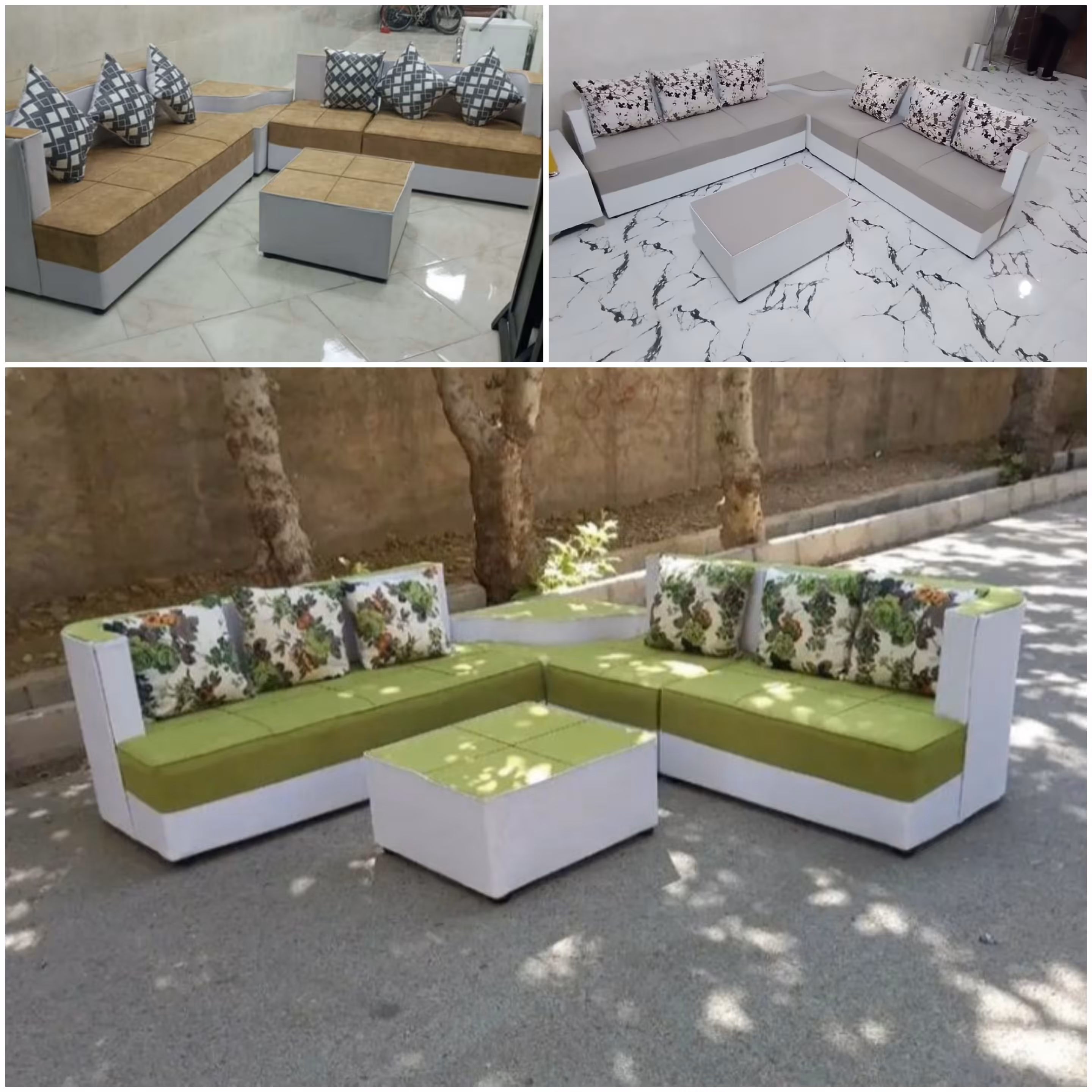 مبل کم جا ال کنج 6 نفره با بیش از 30 رنگ متنوع